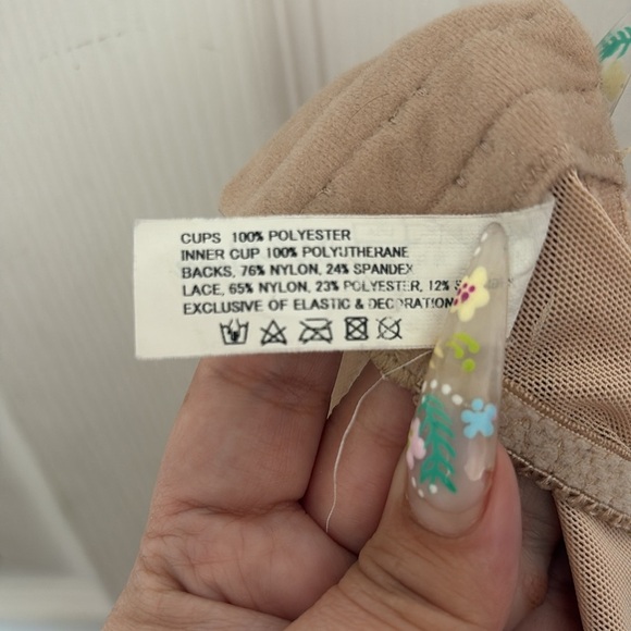 Va Bien Tan Strapless Lace Bra - Picture 4 of 5